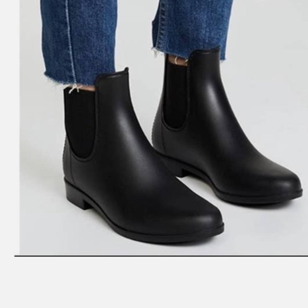 Sam Edelman black Tinsley Matte Chelsea Rainboot